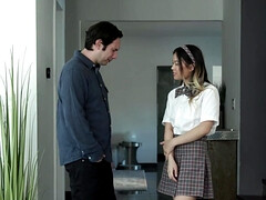 美女, 顔射, 異人種間, ポルノスター, ラフ, 女子高生, 剃毛, ゴックンする