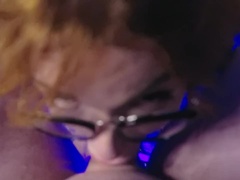 Amateur, Rubia, Mamada, Garganta profunda, Gafas, Hd, Tetas naturales, Tragarse