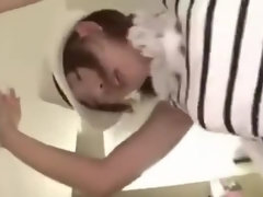 Sexy small titted Japanese harlot