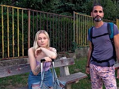 Pijpbeurt, Europees, Vriendin, Hardcore, Gezichtspunt, Geschoren, Tiener, Tieten likken