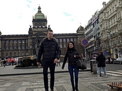 18 jaar, Enthousiasteling, Bruinharig, Man die toekijkt, Tsjechisch, Hd, Klein, Tiener