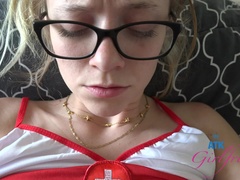 Pies, Masturbacion con pies, Novia, Pajear, Orgasmo, Pov, Afeitado, Tetas