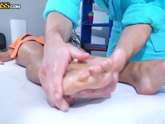 Blonde, Hd, Massage, Avaler, Tatouage