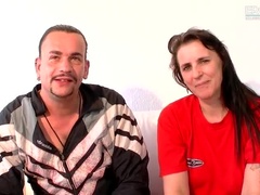 お尻, ぽっちゃり, 美人, フェラチオ, なめる, 淫乱熟女, 垂れ乳, 妻