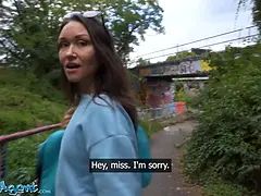 フェラチオ, 茶髪の, バック, 淫乱熟女, オーガズム, アウトドア, ハメ撮り, ロシア人