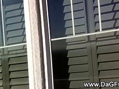 Schönheit, Grosse titten, Hd, Lecken, Milf, Muschi, Spion, Stiefmutter