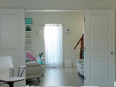 美人, 茶髪の, エロ熟女, レズビアン, オナニー, 母, オマンコ, 義母