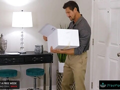 Grosser schwanz, Grosse titten, Blasen, Braunhaarige, Massage, Milf, Orgasmus, Titten