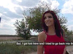 Amateur, Mamada, Madres para coger, Orgasmo, Al aire libre, Público, Realidad, Pelirrojo