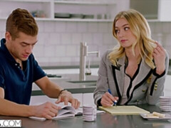 Blond, Pijpbeurt, Hondjeshouding, Harig, Handbeurt, Kut duiken, Tiener, Tieten likken