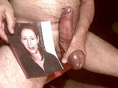 Tribute for chrystianchrytele - spunk on face and in her gullet