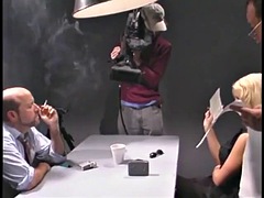 Dirty blonde fucked hard by a big cock