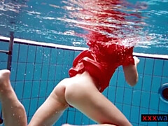 18 ans, Plage, Hd, Nue, Nudiste, Piscine, Rousse roux, Sous marin