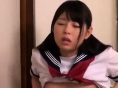 Small titted Asian teen loves cock penetrated