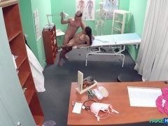 Amateur, Sucer une bite, Médecin, Léchez, Infirmière, Bureau, Pov, Chatte