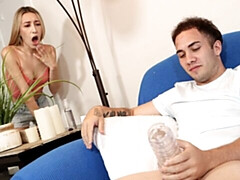 素人, デカ尻, ブロンド, 指いじり, 手コキする, オナニー, 自然山雀, オッパイの