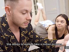 18, 茶髪の, 女 人男 人, Hd, コキ, ロシア人, ティーン, オッパイの