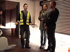 Grosser arsch, Blondine, Blasen, Spermaladung, Milf, Muschi, Schreiend, Flotter dreier