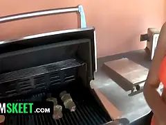 Teamskeet - sexy Big Assed Sophia Leone is struck with how massive her fresh dude toy's meat is