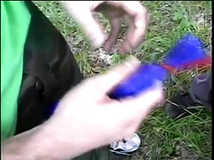 In den arsch, Spermaladung, Schwul, Im freien