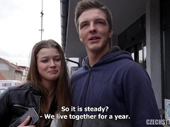 素人, お尻, 茶髪の, 浮気する, チン, ハードコア, アウトドア, オマンコ