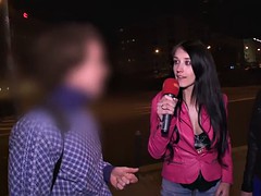 美女, デカパイ, 手コキする