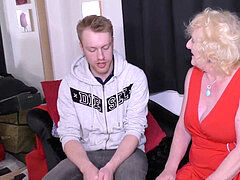 AgedLovE Blonde Mature an twunk hardcore nail