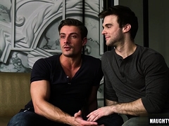 Big dick gay anal sex and cumshot