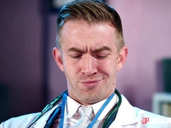 Arsch, Arschlecken, Schwanz, Europäisch, Fetisch, Lecken, Krankenschwester, Uniform