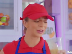 Chica, Rubia, Mamada, Sexo duro, Orinar