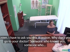 Leie, Blasen, Arzt, Fingern, Lecken, Krankenschwester, Büro, Muschi