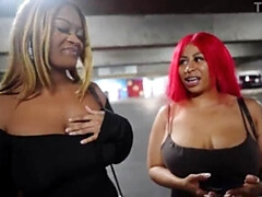 お尻, デカ尻, 黒人, フェラチオ, チン, バック, 黒人, 三人