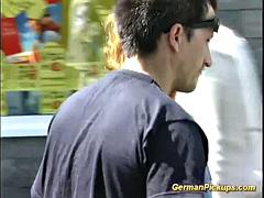 Amateur, Europeo, Corridas faciales, Alemán, Al aire libre, Público, Realidad, Adolescente