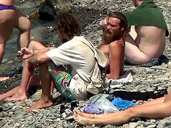 Strand, Compilatie, Groep, Buiten, Openbaar, Realiteit, Tiener, Bekijker