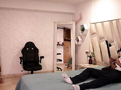 Leyla Jhonson - Brunette Latina with boyfriend in homemade couple hardcore