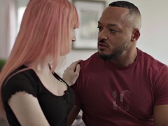 Anal, Gros seins, Noire, Sucer une bite, Noir ébène, Hard, Interracial, Transsexuelle