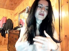 Grosse bite, Brunette brune, Plantureuse, Hard, Fait maison, Masturbation, Mère que j'aimerais baiser, Jarretelles