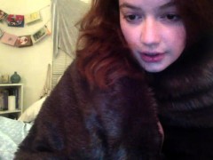 茶髪の, オナニー, 一人, ティーン, おもちゃ, ウェブカメラ