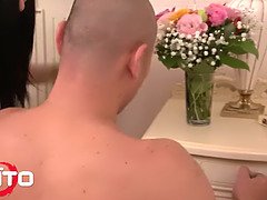 Risa Shimizu gets interviewed & fucked hard in a kinky POV video