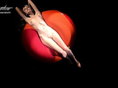 Leie, Arsch, Blondine, Flexibel, Nackt, Solo, Titten