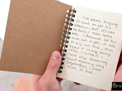 Melanie Marie's Dirty Diary seduces Stepbro into Fulfilling her Sexual Fantasy