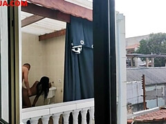 Blondine, Blasen, Spermaladung, Hundestellung, Schwarz, Selbstgemacht, Latina, Spanner