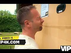 Mooi, Bruinharig, Bedriegen, Daddy, Vriendin, Muurgat, Hd, Naakt