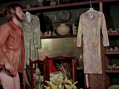 美女, ブロンド, 茶髪の, グループ, オージー, 三人, ヴィンテージ