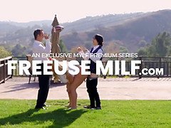 Amerikaans, Grote kont, Grote lul, Grote mammen, Oudere vrouw, Moeder die ik wil neuken, Buiten