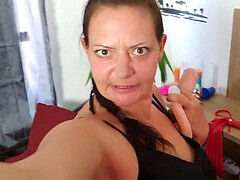 huge titties GERMAN cougar FUCK OUTDOOR! EXTREME PUBLIC FUCKING