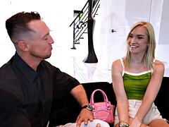 Amerikanisch, Blondine, Blasen, Stiefel, Prominente, Hundestellung, Geld, Hoch