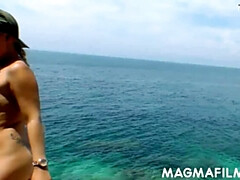 ビーチ, ビキニ, ブロンド, 口内発射, イく瞬間, ドイツ人, 自然山雀, 公共