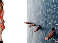 18, ブロンド, フェラチオ, イく瞬間, 手コキする, なめる, オナニー, ガリガリ