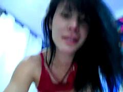 デカパイ, 茶髪の, 指いじり, シーメール, 一人, オッパイの